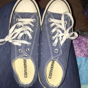 Blue converse